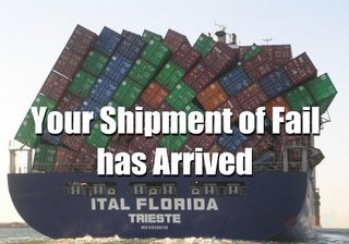 shipment of fail