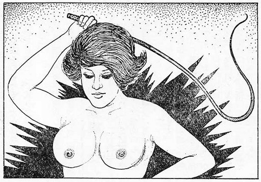 femdom whipping in progress japanese fetish art