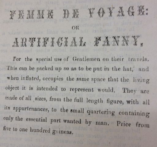 victorian artificial fanny  pocket pussy advertisement