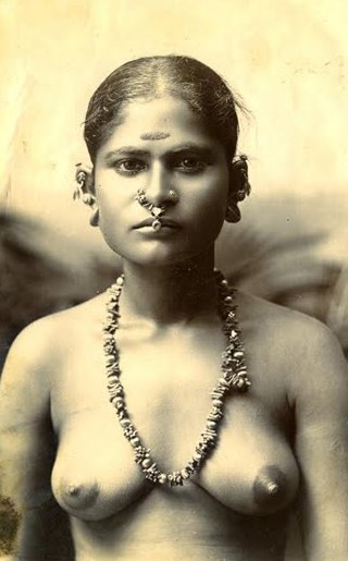 fierce ethnic beauty with beads and jewelry