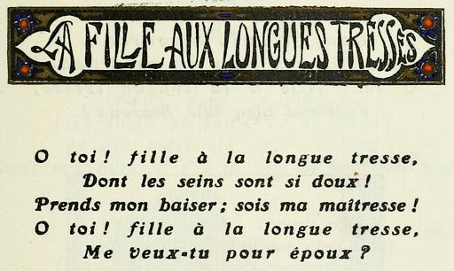 french poetry