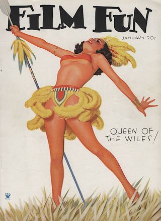 pinup cover from Film Fun magazine
