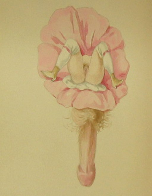 a flower on its stem