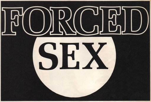 forced sex article header in 1970s cheesy porn magazine
