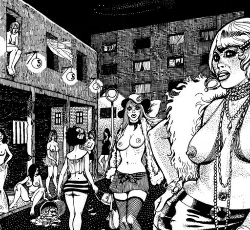 french sex workers walking the street