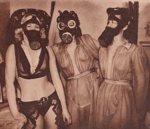 gas masks and nighties