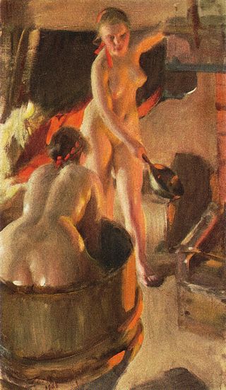 girls taking a bath