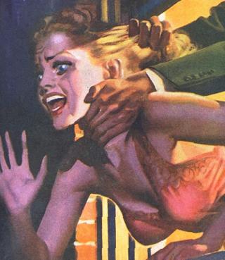 girl being grabbed from behind