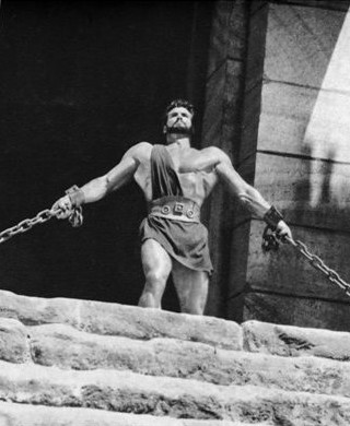chained Hercules looking very buff