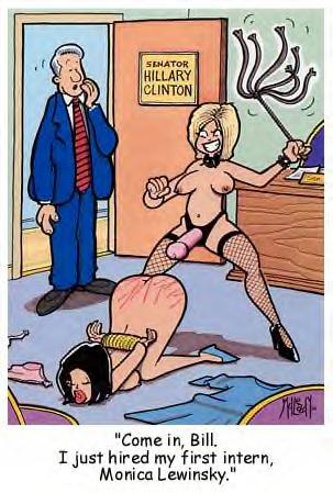 hillary clinton whips monica lewinsky while bill clinton watches