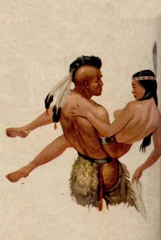half-naked indian princess