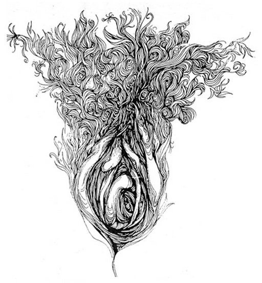 pussy art / vulva art 