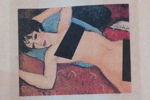 modigliani-reclining-nude with censor bars