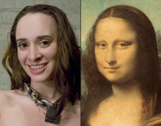 Maya Matthews as the Mona Lisa