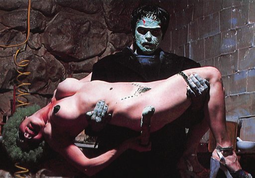 grasping Doctor Frankenstein's monster by his monstrous dick
