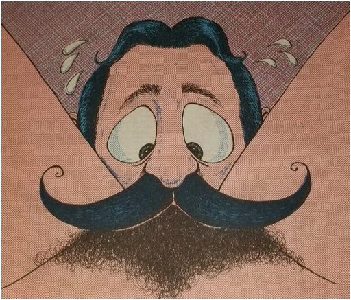 nervous mustache rider