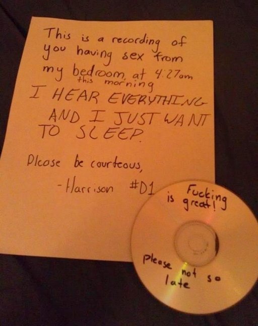 loud neighbors, noisy sex