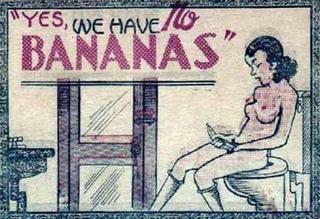 girl masturbating with a banana in a toilet 8-page-bible comic panel