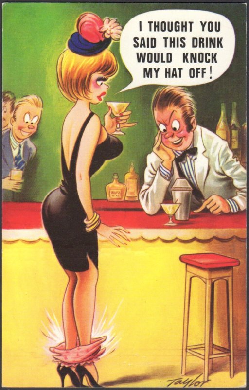 the drink that knocked her panties off