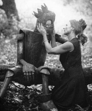 kissing a robot