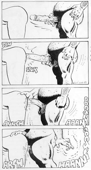sex comic panels