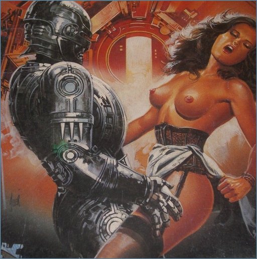 forceful robot fucking a pretty woman