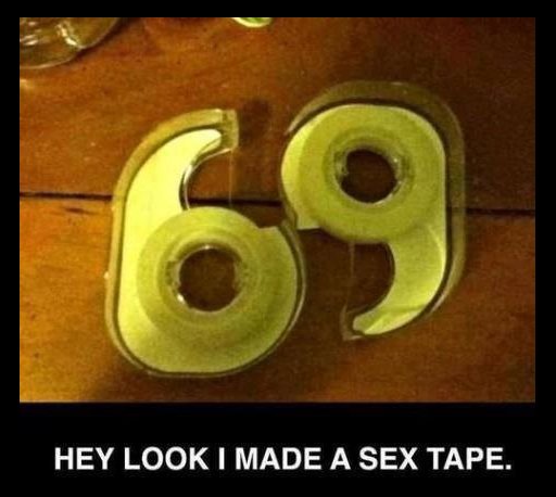 Hey look, I made a sex tape