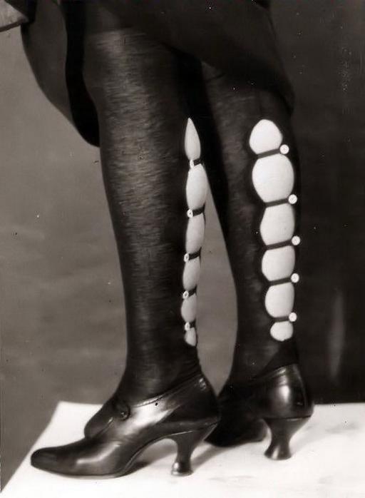 sexy buttoned stockings