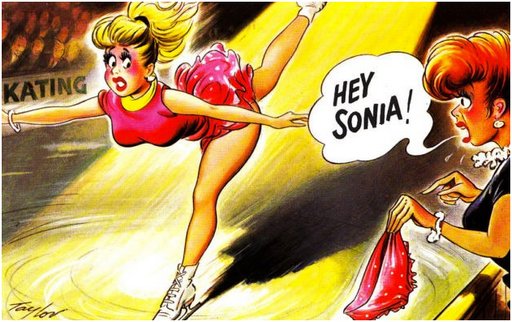 figure skater forgot her red panties