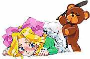 Comment enforcement teddy bear gets ready to deliver a spanking
