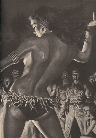 firelight naked dancer