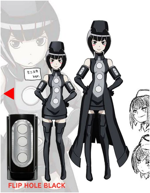 tenga fliphole anime mascot