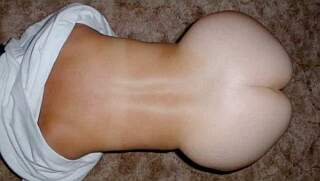 woman's torso and bottom looking like the shape of a penis
