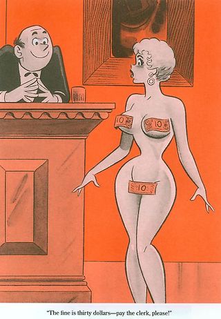 The fine is thirty dollars -- pay the clerk please!