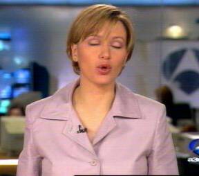orgasmic face on the tv news