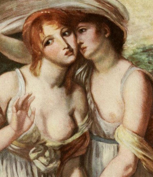 detail from le deux sÅ“urs by Greuze