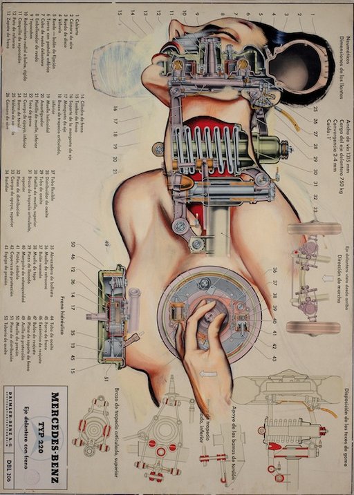 female android with knobs for nipples
