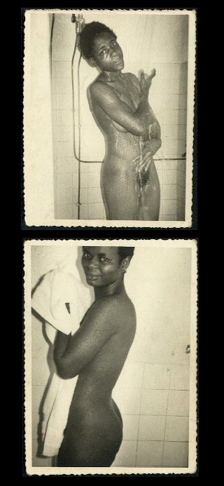 vintage shower scene wallet porn