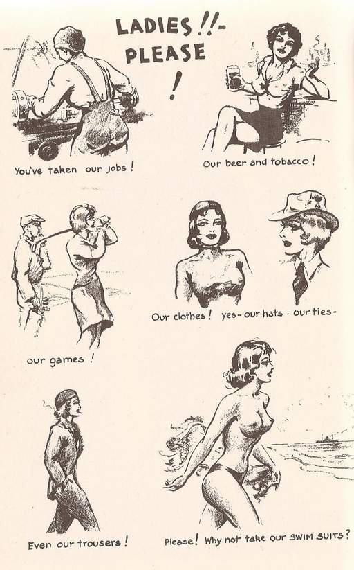 John Willie\'s appeal for unisex topless swimsuits