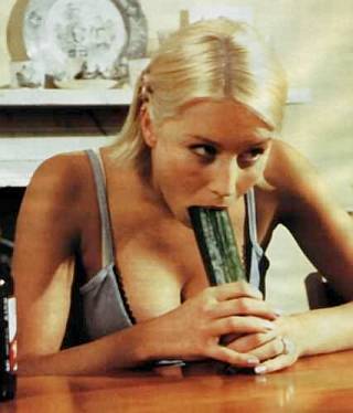 girl gobbles cuke