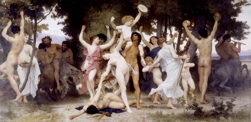 The Youth Of Bacchus painting by William-Adolphe Bouguereau