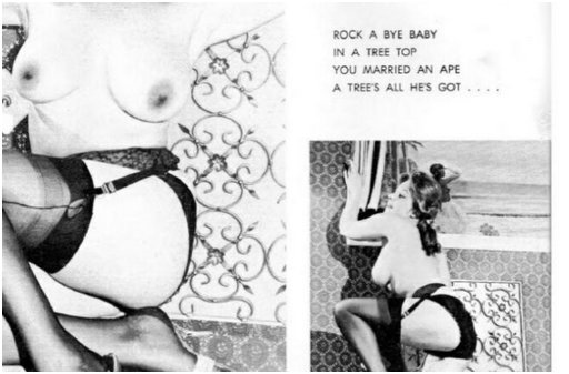 filler doggerel rewrite of rock-a-bye baby nursery rhyme to have misandry