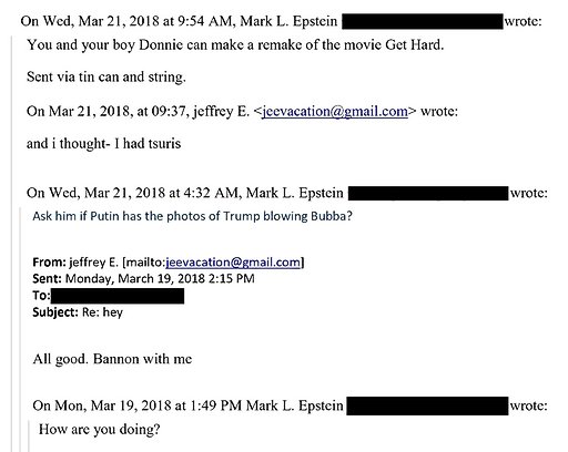 donald trump blowing bubba emails