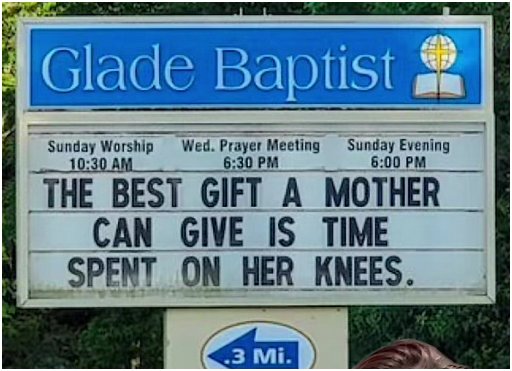 fathers day blowjob church sign joke