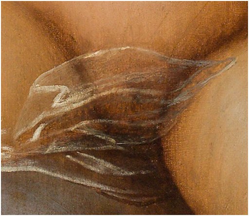 vertical pussy slit showing from a fine art painting in the 1600s