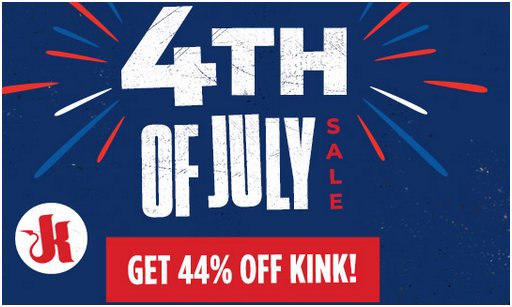 kink.com 4th of july sale banner