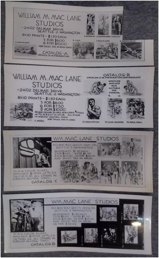 four William M. Mac Lane catalogs