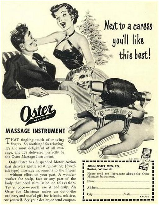 oster magic fingers vibrator massager appliance