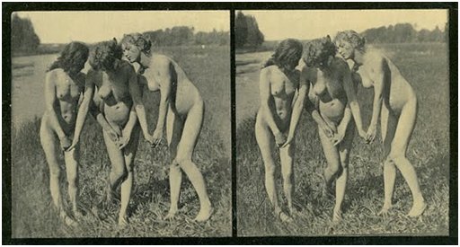 nude stereoview